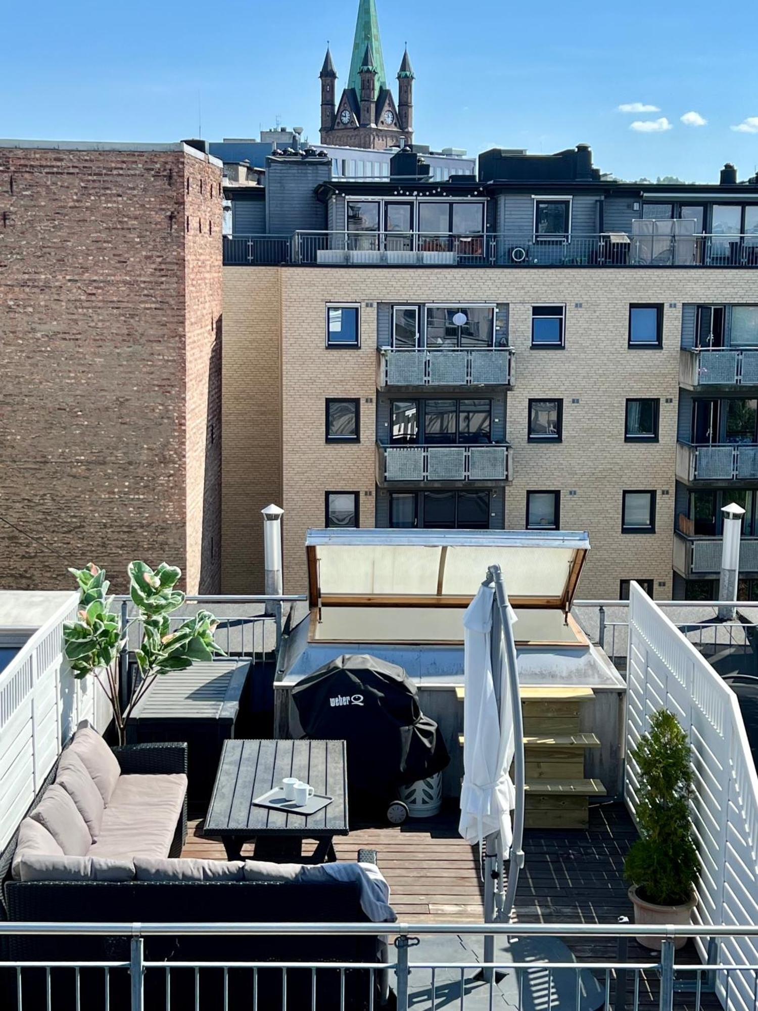 Ultracentral Duplex With Private Rooftop Terrace Oslo Eksteriør billede