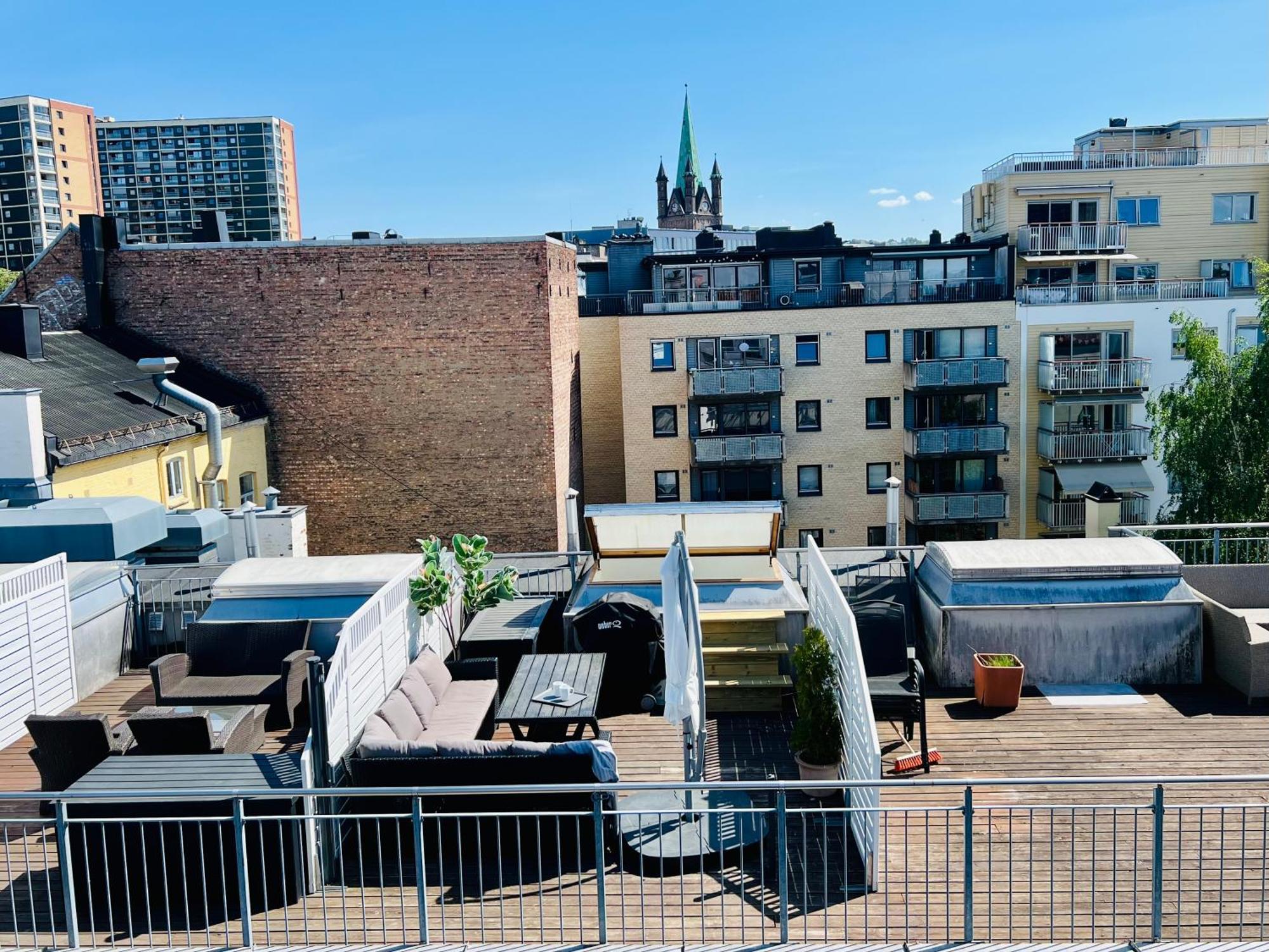 Ultracentral Duplex With Private Rooftop Terrace Oslo Eksteriør billede